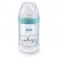 Preview: NUK Nature Sense Babyflasche Silikon-Trinksauger, Größe M, 260ml blau