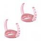 Preview: NUK Griffe für FC Babyflaschen und Trinklernflasche SET2 rosa