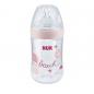 Preview: NUK Nature Sense Babyflasche Silikon-Trinksauger, Größe M, 260ml rosa