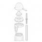 Preview: NUK Flexi Cup Trinklernflasche mit Trinkhalm, 300ml, 12+ Monate, Bagger (grün)