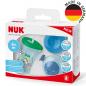 Preview: NUK 3-in-1 Trinklernset mit Schnabeltasse(6+M),Magic Cup 360° Trinklernbecher(8+M) & Action Cup Trinkflasche Kinder(12+M) 230ml