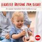 Preview: NUK Learner Cup Trinklernbecher Activ Cup SET Edelstahl 125ml+215ml rosa