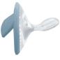 Preview: NUK MommyFeel Silikon-Schnuller （blau/grau）