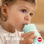 Preview: NUK Mini-Me Flip Trinkflasche aus Edelstahl 500ml mit 2in1 Trinkaufsatz lila(blau)