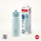 Preview: NUK Mini-Me Flip Trinkflasche aus Edelstahl 500ml mit 2in1 Trinkaufsatz lila(blau)
