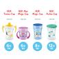 Preview: NUK Action Cup 230ml mit Trinkhalm （lila）