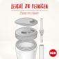 Preview: NUK Action Cup Ersatztrinkhalm 2er Pack