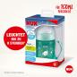 Preview: NUK First Choice Trinklernflasche Night 150ml mit Trinktülle （grün）
