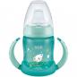 Preview: NUK First Choice Trinklernflasche Night 150ml mit Trinktülle （grün）