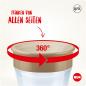 Preview: NUK Mini Magic Cup Night 160ml mit Trinkrand und Deckel （rosa）