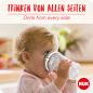Preview: NUK Magic Cup 230ml mit Trinkrand und Deckel （mint）