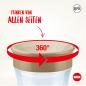 Preview: NUK Disney Mickey Mouse Magic Cup 230ml mit Deckel （grau）