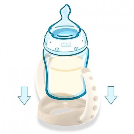 NUK Griffe für FC Babyflaschen und Trinklernflasche SET2 rosa