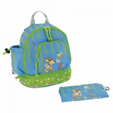 Laken Kinderrucksack 27cm JUNIOR ab 2j Rucksack BACKPACK mit BAMBINOS Thermofach