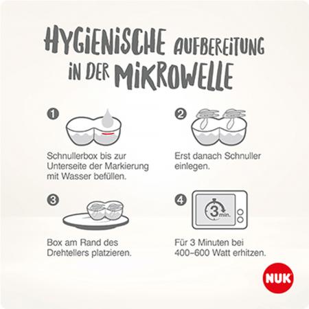 NUK MommyFeel Silikon-Schnuller （grün/weiß）