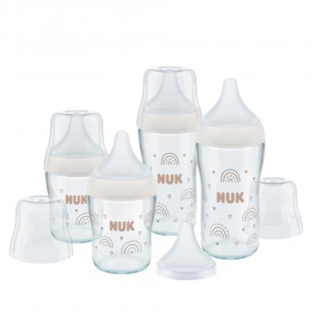 NUK Perfect Match Multipack 4er Glasflaschen-Set