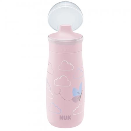 NUK Mini-Me Sip Trinkflasche 300ml mit Trinkaufsatz (rosa)
