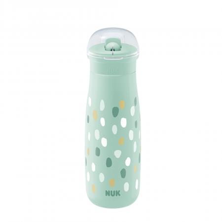 NUK Mini-Me Flip Trinkflasche 450ml mit 2in1 Trinkaufsatz (mint)