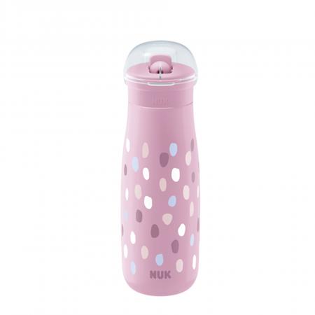 NUK Mini-Me Flip Trinkflasche 450ml mit 2in1 Trinkaufsatz(violett)