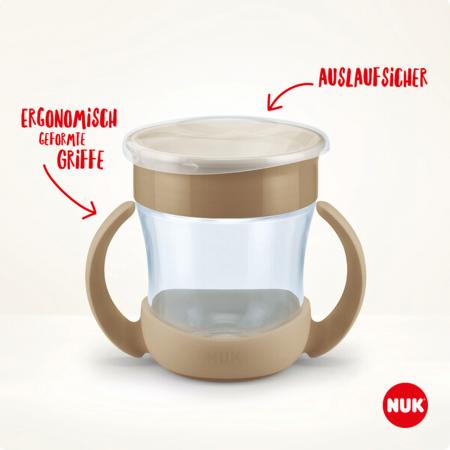 NUK Mini Magic Cup Night 160ml mit Trinkrand und Deckel （rosa）