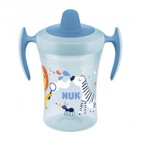 NUK Trainer Cup 230ml mit Trinktülle （ blau）