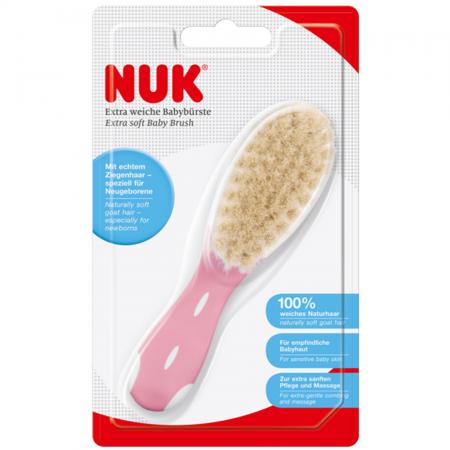 NUK Extra weiche Babybürste, farbig sortiert