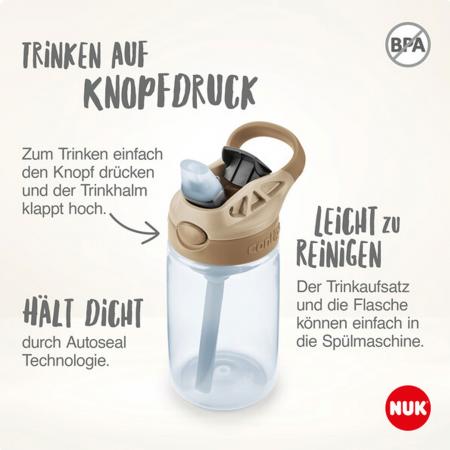NUK Easy Straw Cup 420ml blau