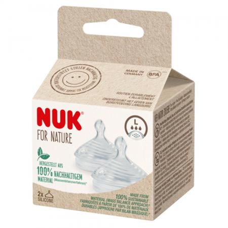 NUK for Nature Silikon-Trinksauger Gr. L