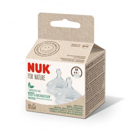 NUK for Nature Silikon-Trinksauger Gr. M