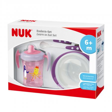 NUK Evolution Esslern-Set （violett）