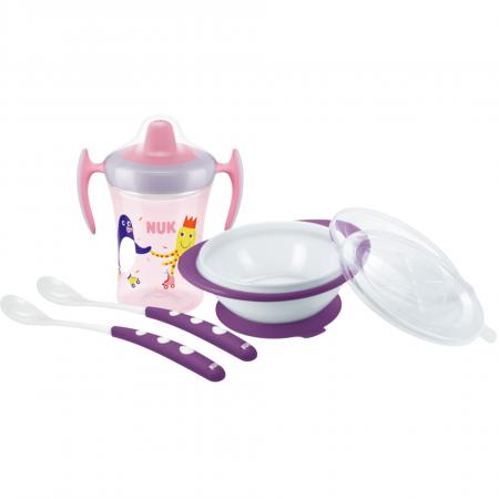 NUK Evolution Esslern-Set （violett）