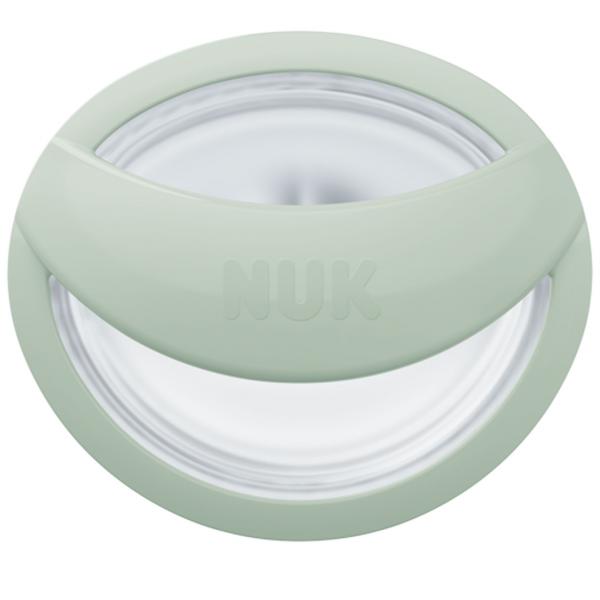NUK MommyFeel Silikon-Schnuller （grün/weiß）