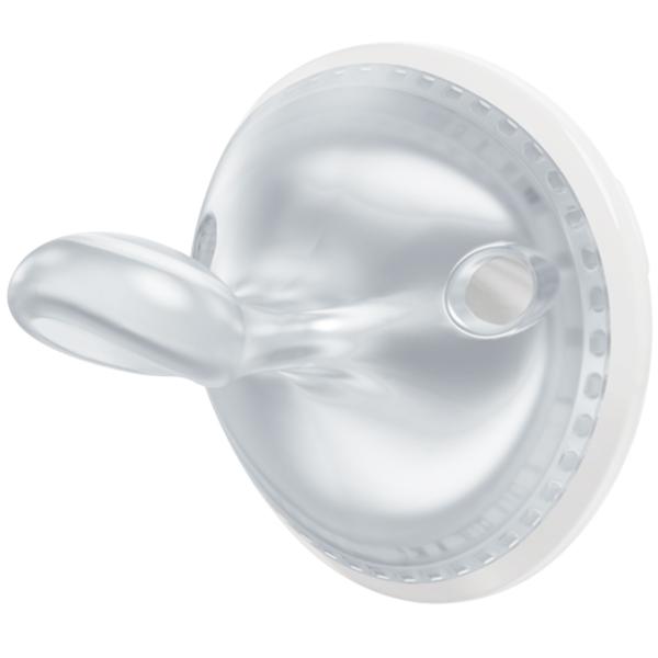 NUK MommyFeel Silikon-Schnuller （grau/beige）