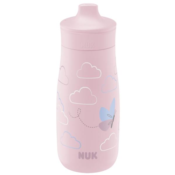 NUK Mini-Me Sip Trinkflasche 300ml mit Trinkaufsatz (rosa)
