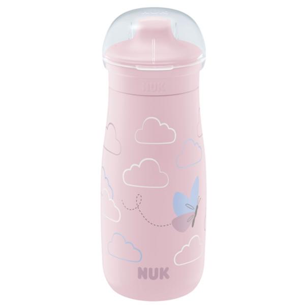 NUK Mini-Me Sip Trinkflasche 300ml mit Trinkaufsatz (rosa)