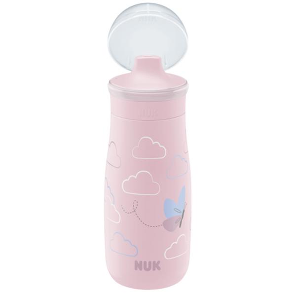 NUK Mini-Me Sip Trinkflasche 300ml mit Trinkaufsatz (rosa)