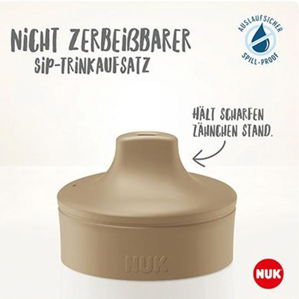 NUK Mini-Me Flip Trinkflasche 450ml mit 2in1 Trinkaufsatz(violett)