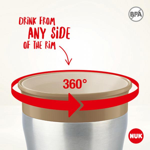 NUK Magic Cup Edelstahl 230ml