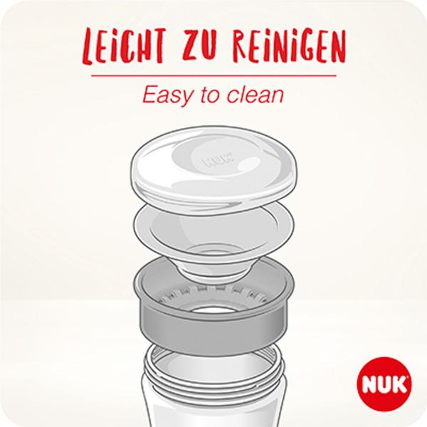 NUK Magic Cup 230ml mit Trinkrand und Deckel （mint）