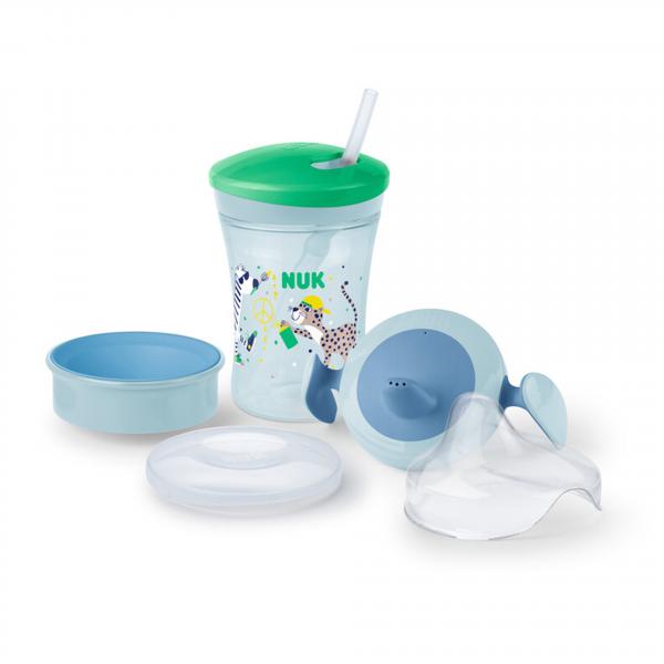 NUK Trinklernset 230ml （blau）