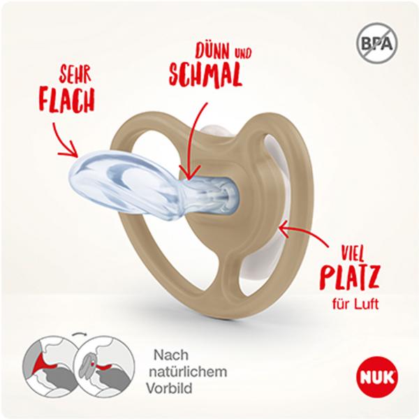 NUK Space Schnuller Gr. 3,（Löwe/Sonne）