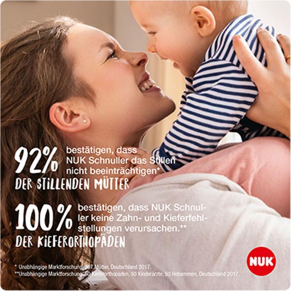NUK Space Schnuller Gr. 3,（Löwe/Sonne）