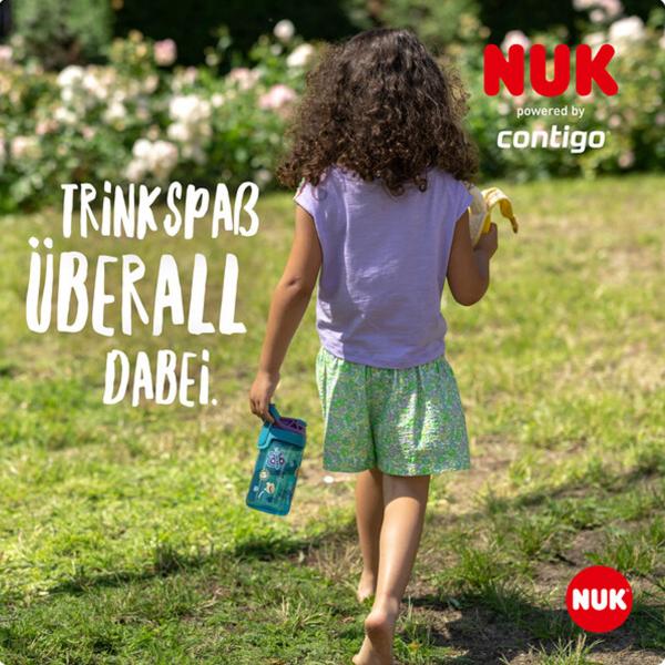 NUK Easy Straw Cup 420ml blau