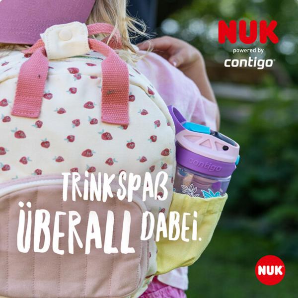 NUK Easy Straw Cup 420ml rosa