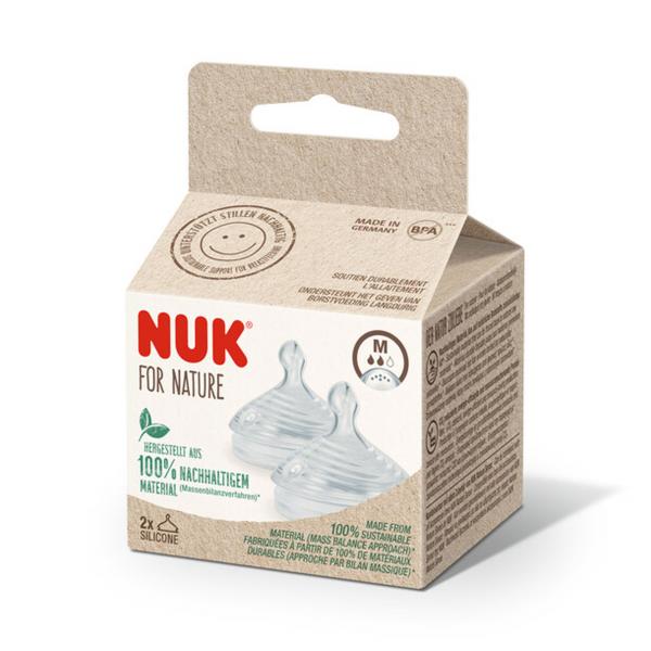 NUK for Nature Silikon-Trinksauger Gr. M