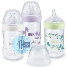 NUK Nature Sense Babyflaschenset, 0–36 Monate, 3 Flaschen mit Temperature Control Anzeige 3 Stück