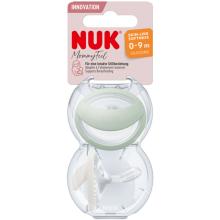 NUK MommyFeel Silikon-Schnuller （grün/weiß）