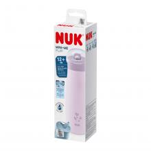 NUK Mini-Me Flip Trinkflasche aus Edelstahl 500ml mit 2in1 Trinkaufsatz lila(flieder)