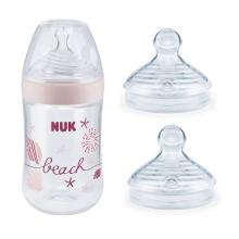 Babyflasche NUK Nature Sense Babyflasche 260ml+Sauger 6-18 Vorteil Set