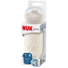 NUK Mini-Me Sip Trinkflasche aus Edelstahl 300ml mit Trinkaufsatz (beige)